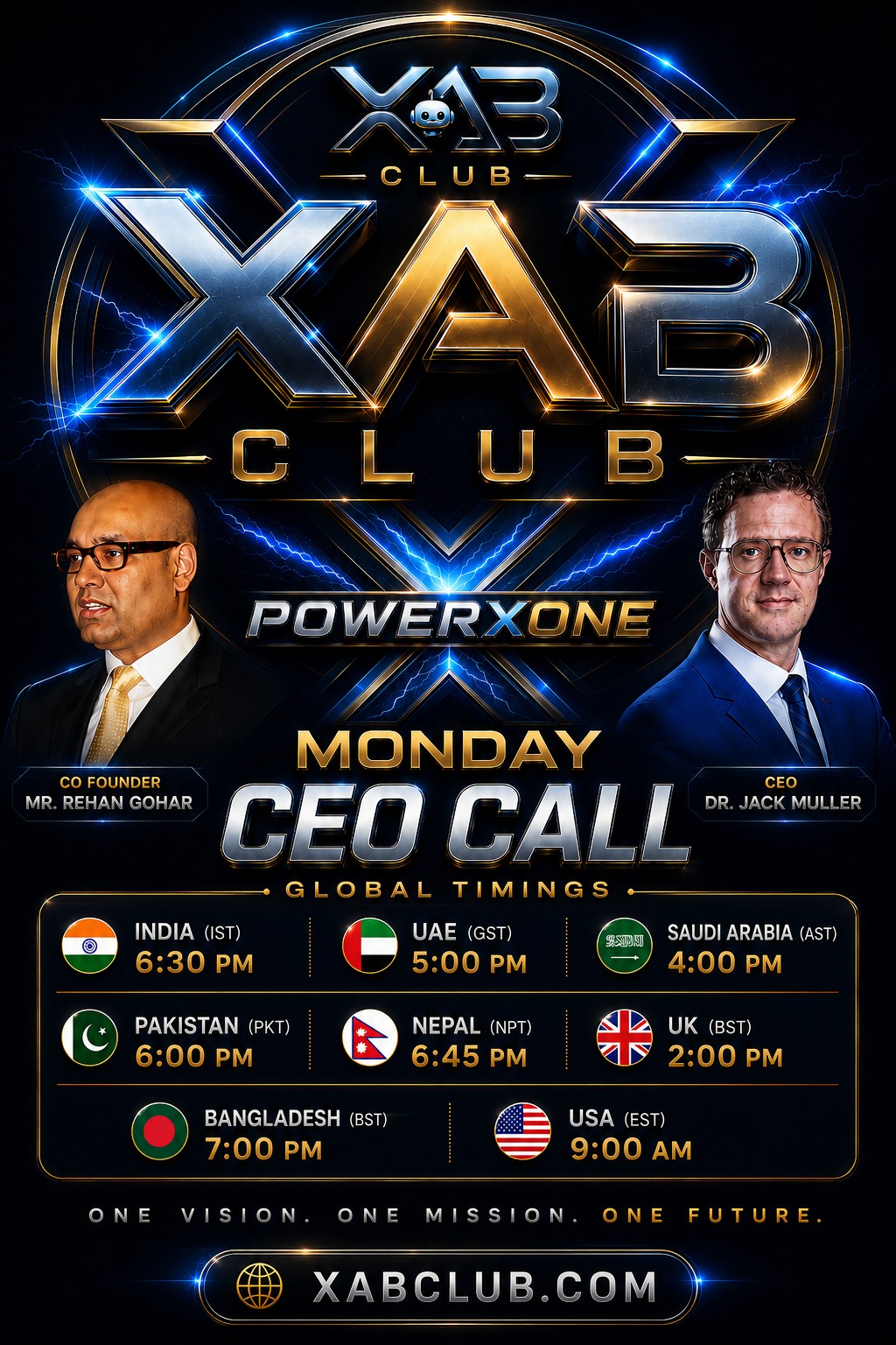 XAB Club Monday CEO Call for leadership and strategy